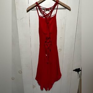 Lulus red formal dress
